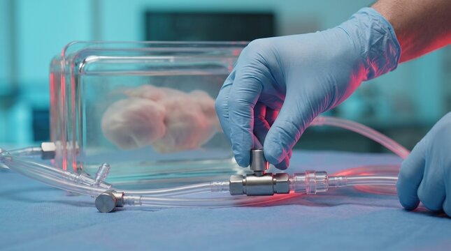 Researchers regulate a sterile perfusion circuit