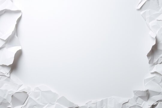 Torn paper white backgrounds white background.