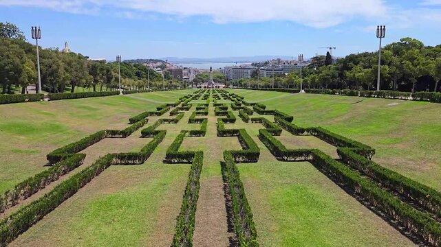 Edward VII Park (Parque Eduardo VII) in Lisbon, Portugal