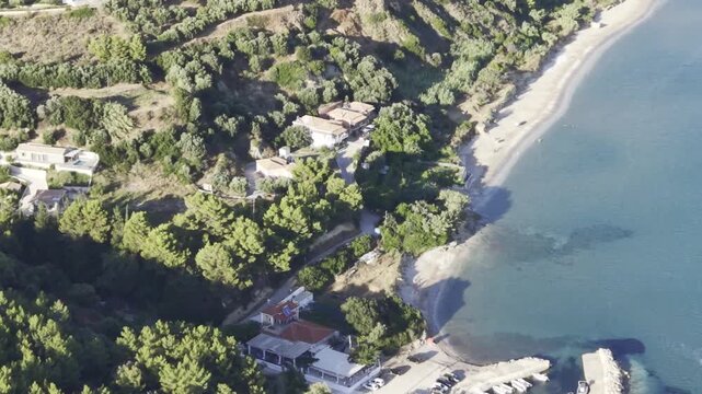 ami, Kefalonia, Greece, aerial drone view