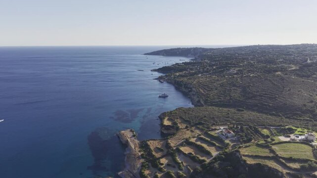 ami, Kefalonia, Greece, aerial drone view