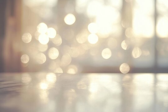 Shimmering bokeh background light blurred effect.