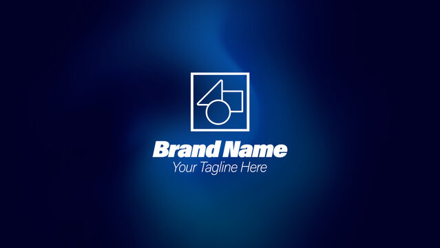 Logo Animation with Colorful Background