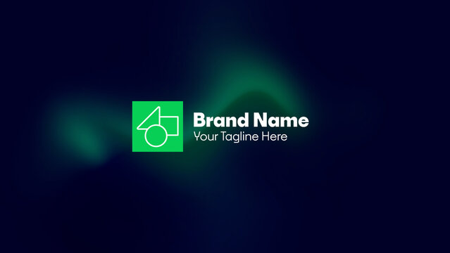 Corporate Logo Animation with Colorful Background