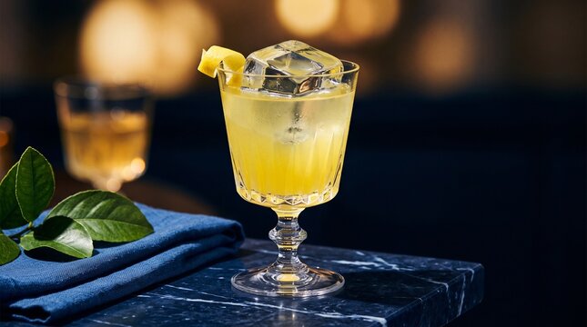 Lemon cocktail closes a Greek winter drinks story