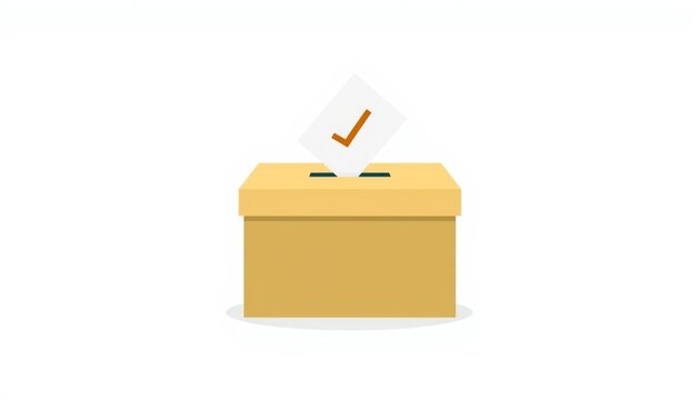 Ballot Box Voting Election Democracy Vote Icon