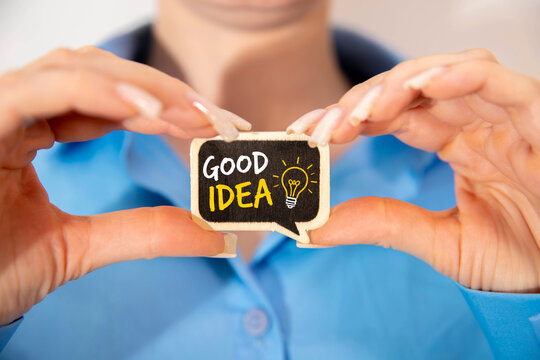 Good Idea Creative Thinking and Innovation Concept.