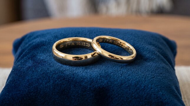 Gold Wedding Bands and Rings: Engraved, Diamond-Set, and Unique Custom Jewelry Designs
