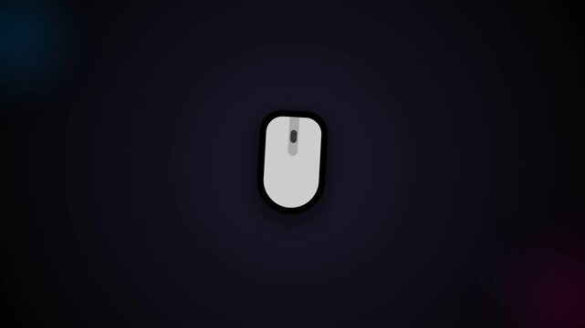 computer mouse illustration video