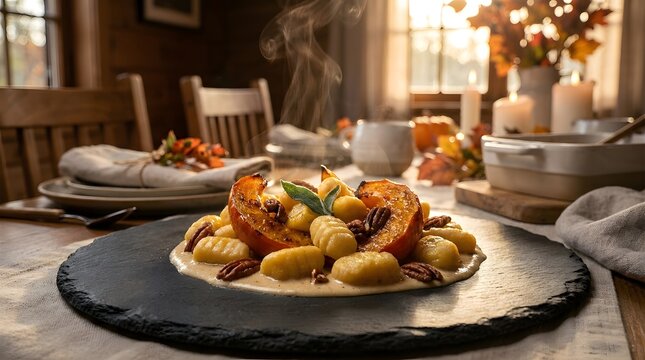Gourmet Pumpkin Gnocchi Dinner