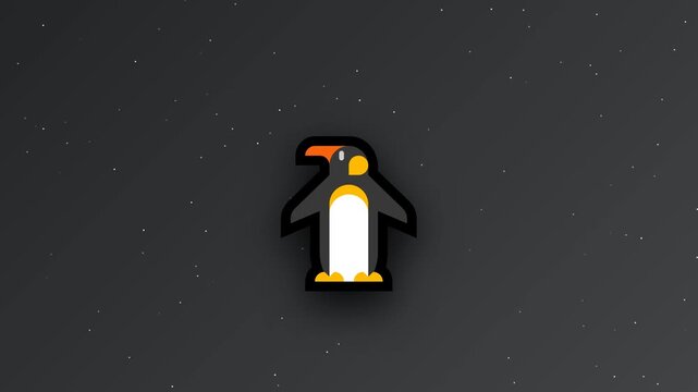 penguin illustration video