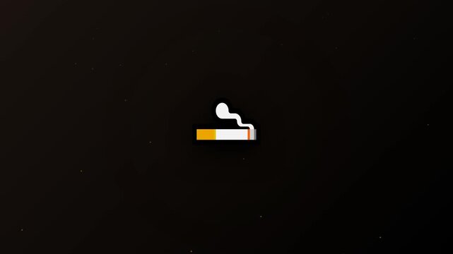 cigarette illustration video