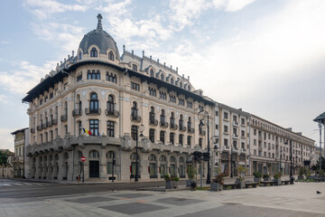 Fototapeta premium Panorama of Historic center of Craiova, Romania