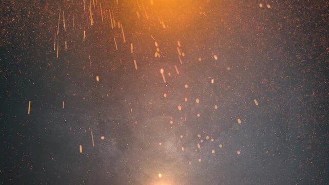 abstract background with particles glow and mystery haze