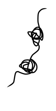 Abstract art of string 