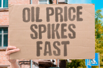 "Oil price spikes fast" Geopolitical chokepoints threaten global fuel supply chains. OIL. SUPPLY. CHOKES. RISK. SPIKES. © AndriiKoval