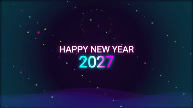 Abstract background happy new year