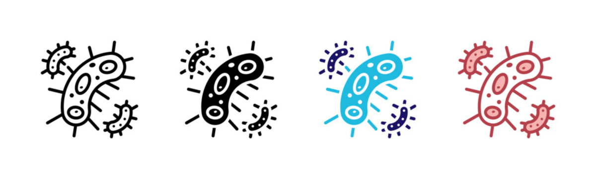 Bacterium Icons, Multi Style Collections