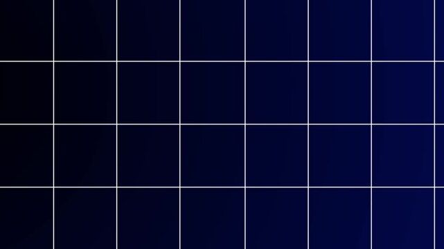 Motion Grid Pattern Abstract Light Display in Deep Blue Tones