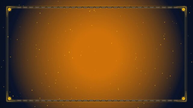 Seamless frame border animation for celebrations, Christmas or New Year. Seamless looped animation motion graphic.