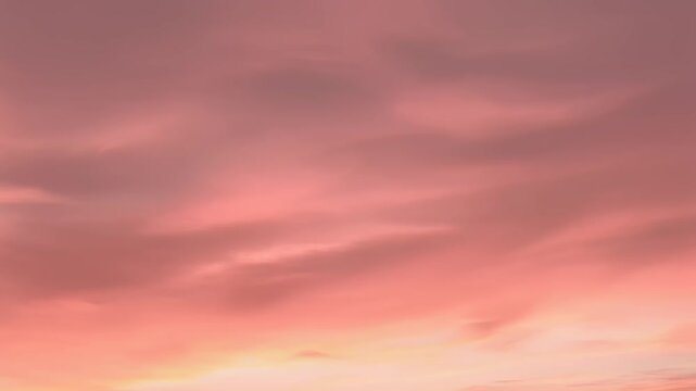 Stunning Pink Sunset Sky 4K Generative AI