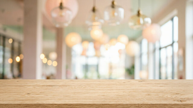 White Marble Counter Completely Empty In The Near
