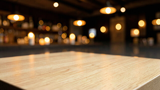 Warm Teak Wood Outdoor Table on Exclusive Infinity Pool Deck Overlooking Twilight Skyline Luxury Cit