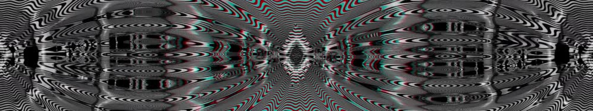 Ultra Wide HD VideoMapping Abstract Cave 01
