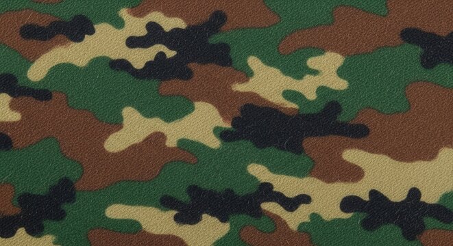 Digital Camouflage Pattern Background Texture Design.