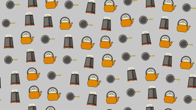 Kitchen Utensils Pattern