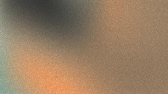 Grainy gradient color palette background with teal and orange texture and film noise