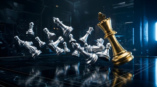 Kings and Pawns in a Strategic Endgame
