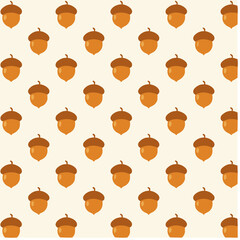 Seamless acorn pattern © wiwo