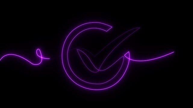 Neon Blue Magnifying Glass with Bar Chart Graph Analysis 4k animation video