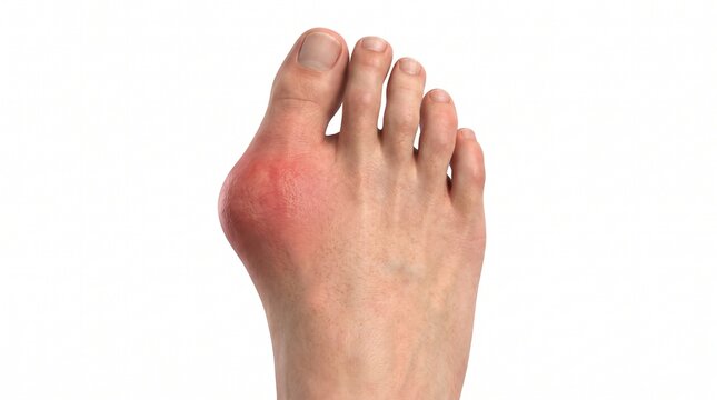 Human Foot Hallux Valgus Bunion Deformity Anatomical Model