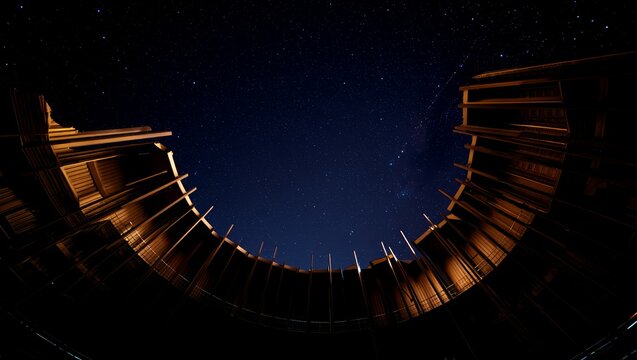 Under the Stars: Architectural Wonder at Night