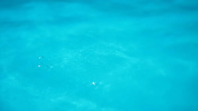 Clear blue water surface material, clear blue water surface fluctuations