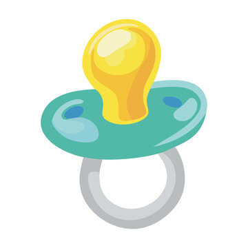 Adorable Baby Pacifier Soother Icon