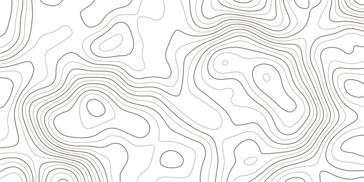 Abstract topographic contour map lines pattern with elevation lines terrain map geography pattern height map relief map