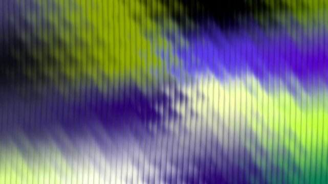 Abstract digital background with vertical lines and soft gradient colors in shades of lime green, purple, and black, creating a modern textured pattern