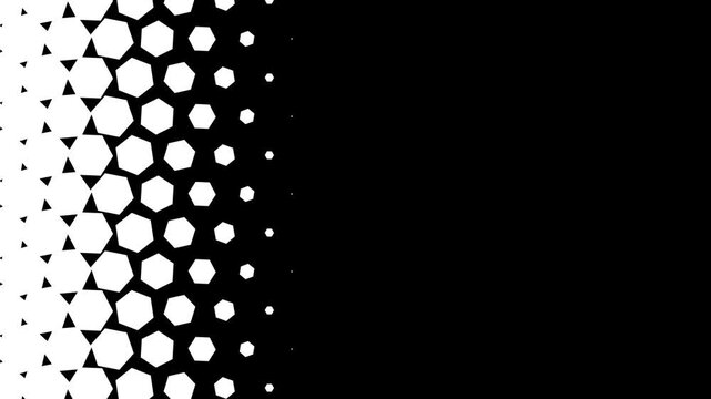 Black and White Geometric Shape Transitions Pack, Luma Matte Wipes