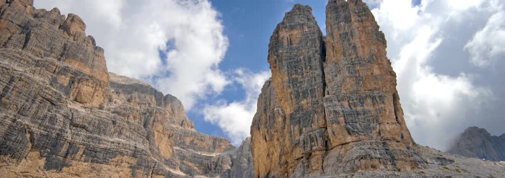  Anamorphic Lens - Fantastic towers of the Alimonta in the Dolomites.
