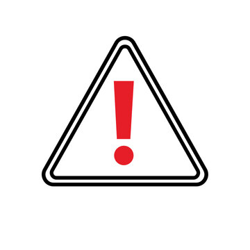 red warning sign