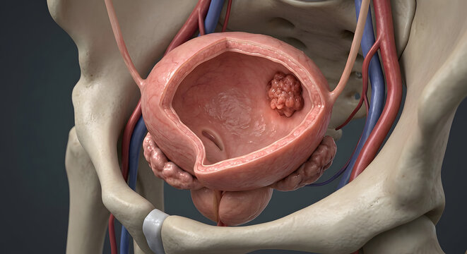Bladder Cancer Detection &ndash; Localized Bladder Tumor Medical Visualization 3
