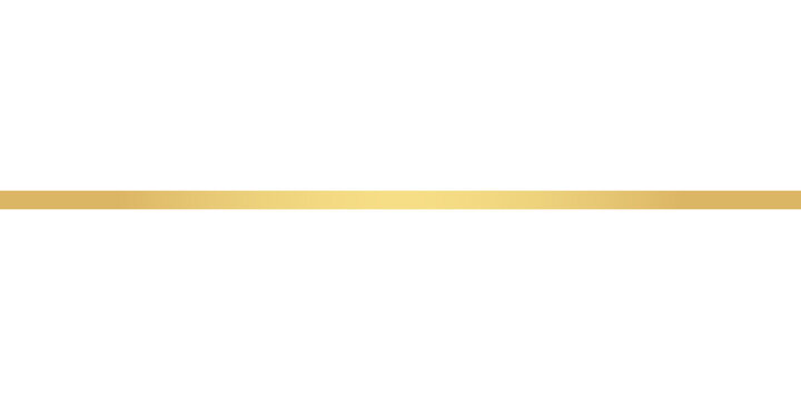 Luxury Golden Horizontal Strip for Branding Packaging Banners and Premium Decoration