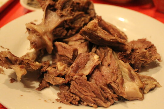 Mongolian cuisine: Chanasan Makh (Mongolian boiled mutton)
