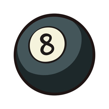 Billiard 8 Ball Icon