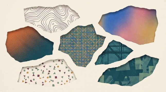 Layer Excavation Abstract Background