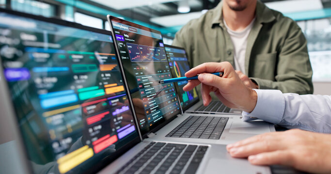 Cybersecurity Analyst Scans Laptop For Risks