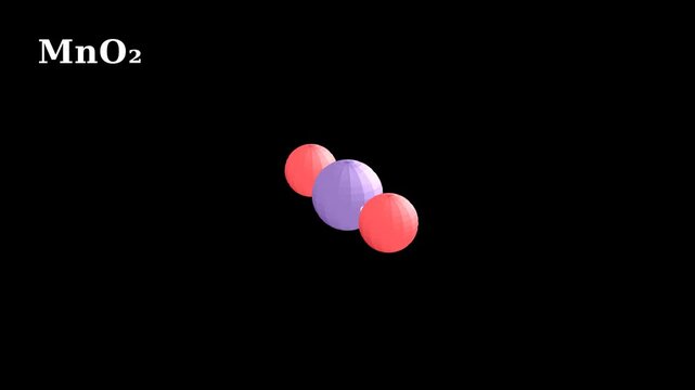 Manganese Dioxide MnO2 Molecular Structure